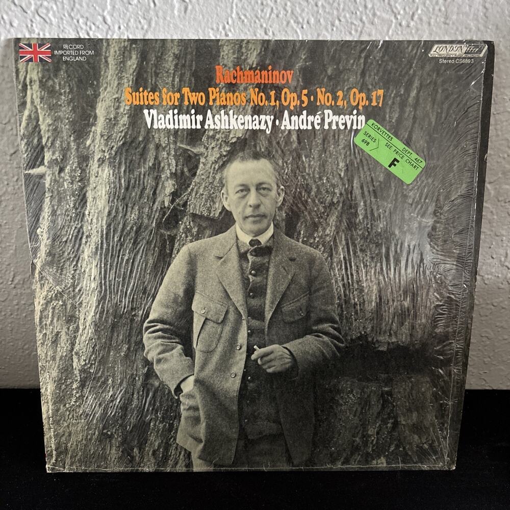 Vladimir Ashkenazy & Andre Previn, LP, NM, Suites For Two Pianos, Rachmaninov